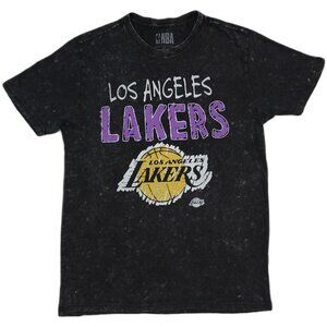 NBA Los Angeles Lakers Black Tie Dye T-Shirt